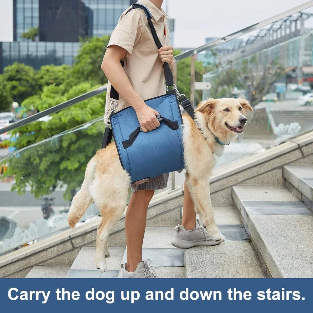COODEO Dog Carry Sling, Emergency Backpack Pet Legs Support XL